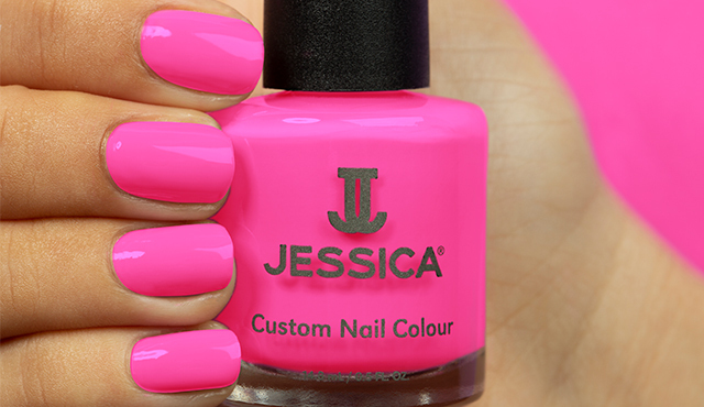 pink nail polish category banner
