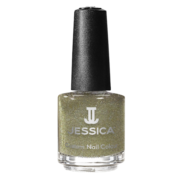 Jessica custom colour nail polish glitzy gold