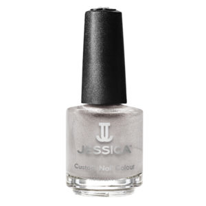 Jessica custom colour nail polish swanky silver